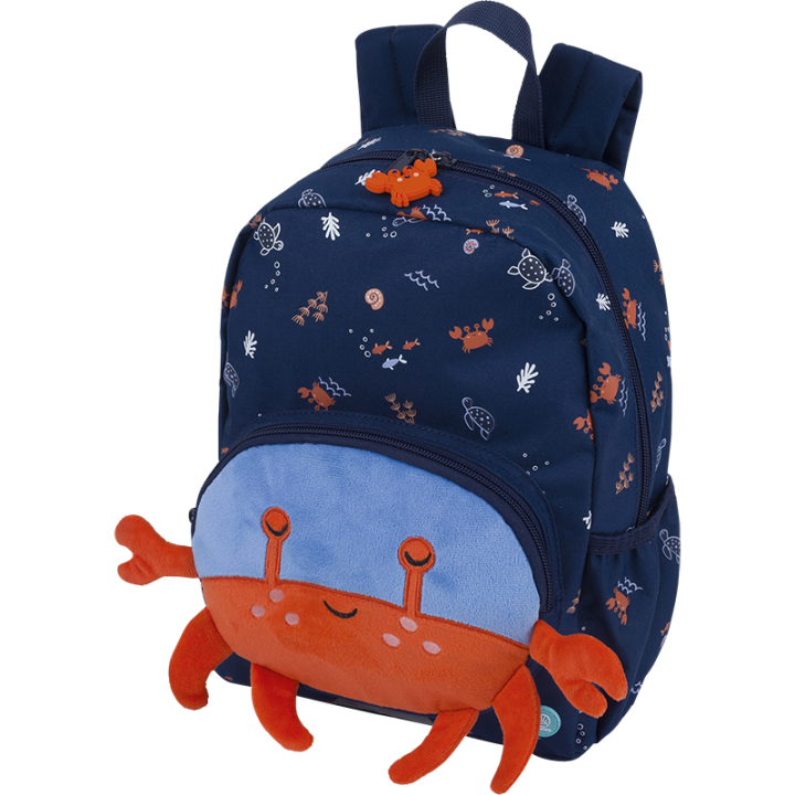 Petit sac à dos maternelle Crabe - Collection scolaire | Oberthur