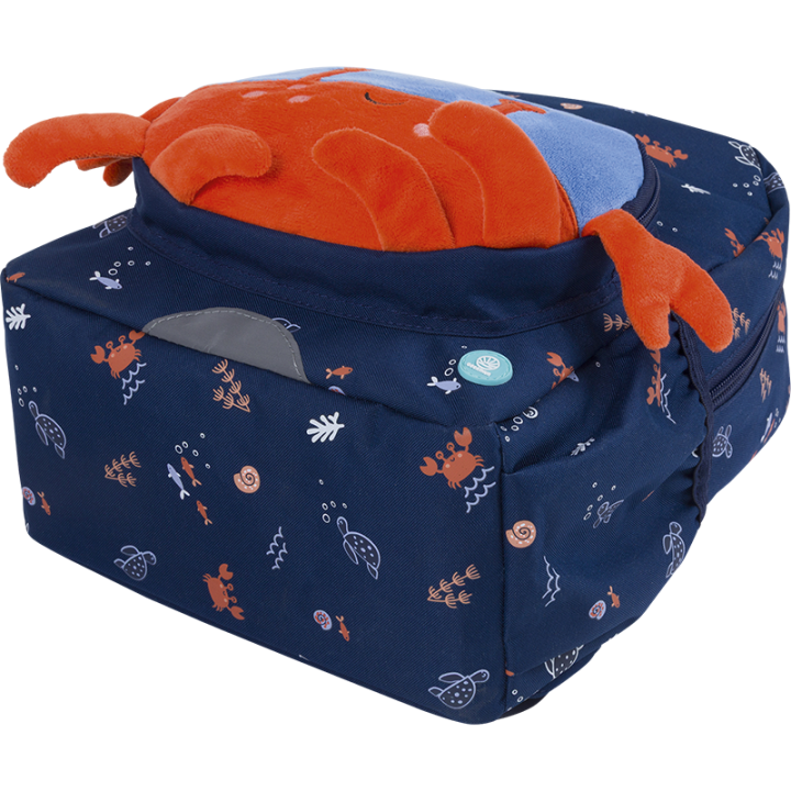 Petit sac à dos maternelle Crabe - Collection scolaire | Oberthur