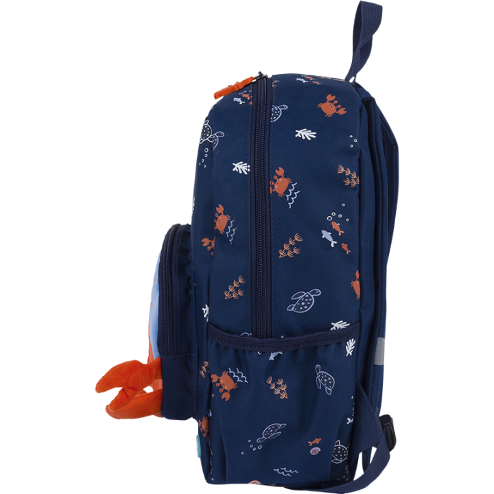 Petit sac à dos maternelle Crabe - Collection scolaire | Oberthur