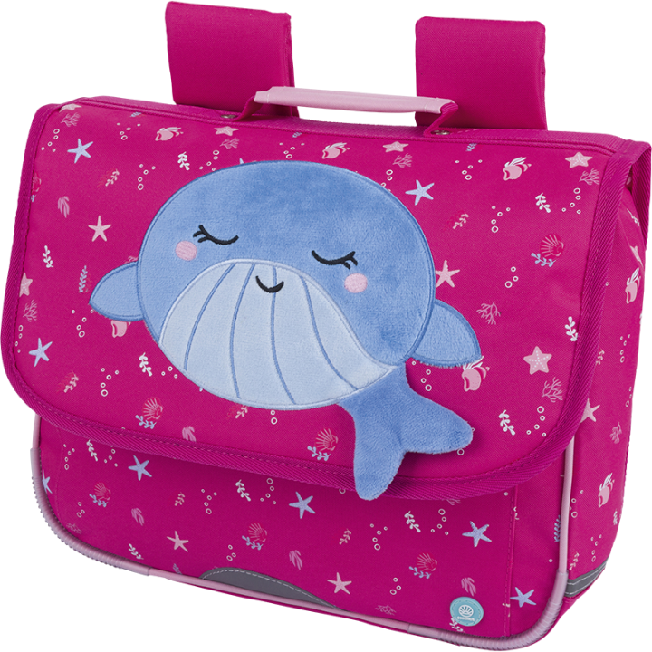Cartable maternelle balaine dos 33 - Collection scolaire | Oberthur