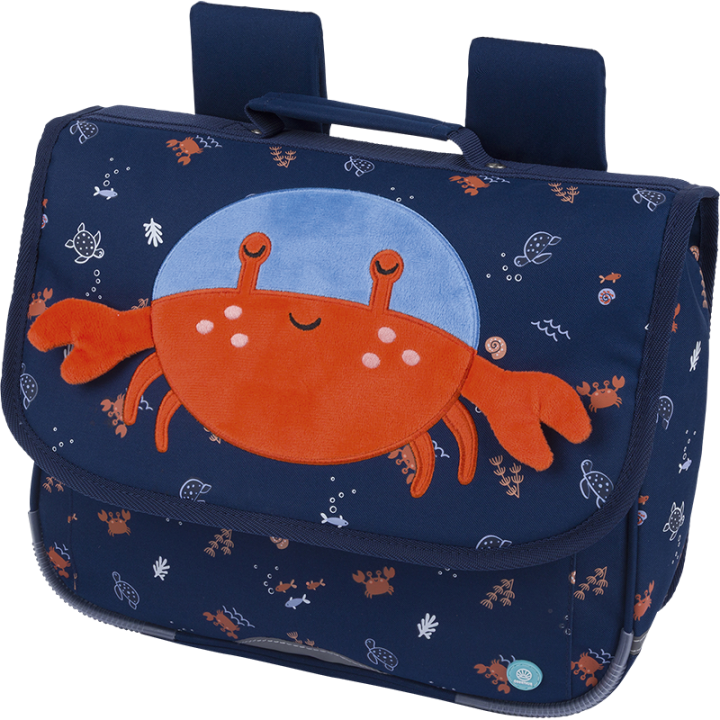 Cartable maternelle crabe dos 33 - Collection scolaire | Oberthur