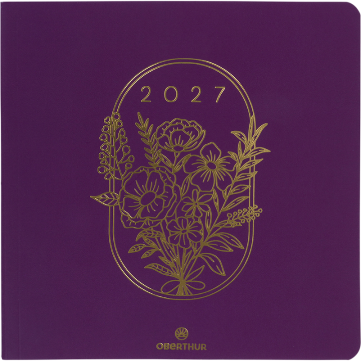 Agenda 2027 souple à couverture brochée - Marquage doré