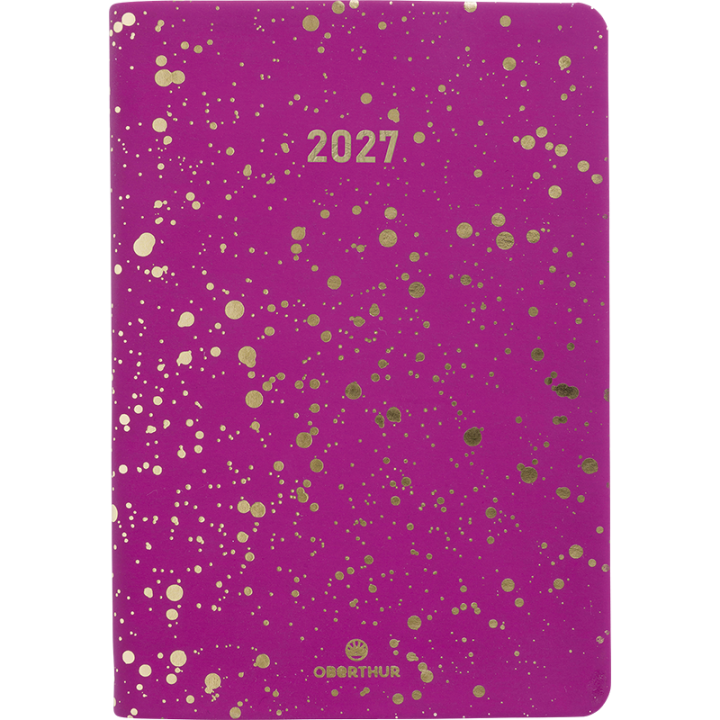 Agenda souple Céleste 2027 Oberthur – 4 formats & 5 coloris élégants