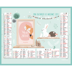 Calendrier de naissance 2019