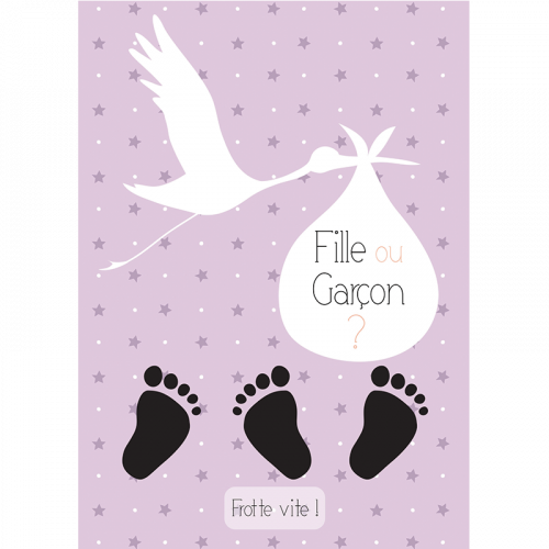 Carte événement Naissance fille - Idées cadeaux