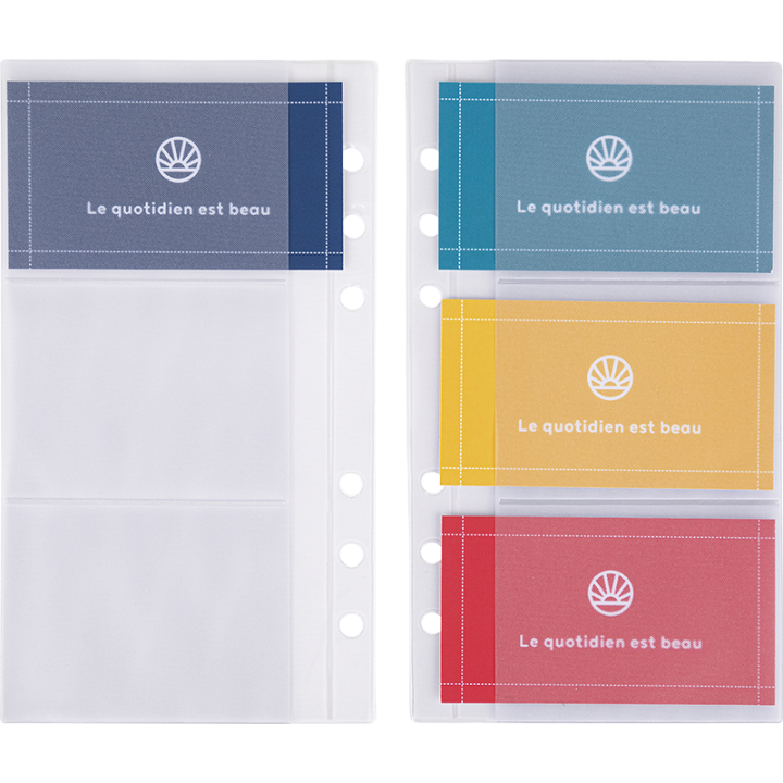 Recharge organiseur 17 porte-cartes