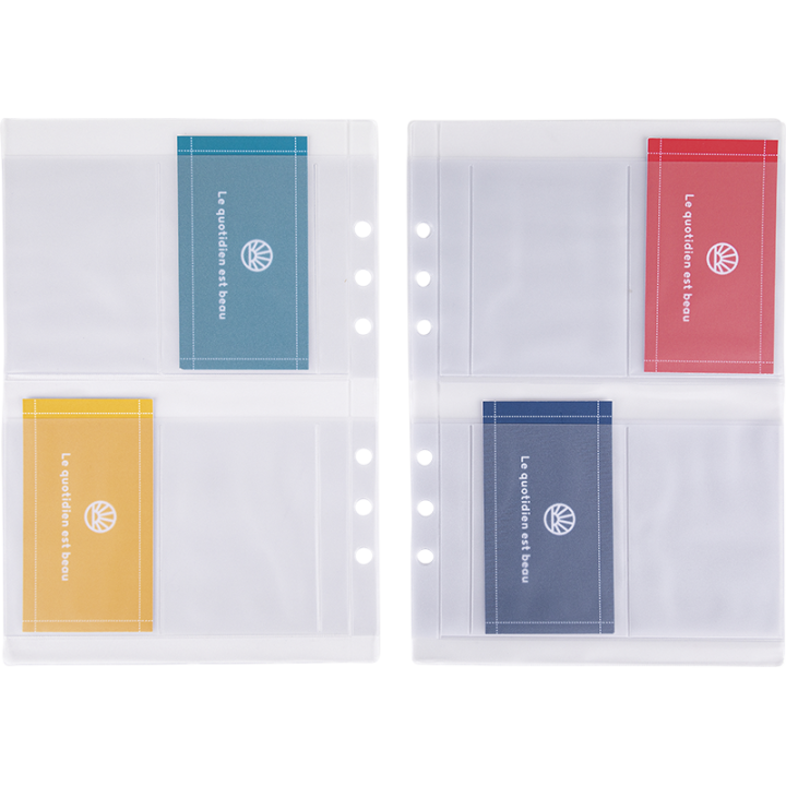 Recharge organiseur 21 porte-cartes