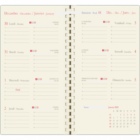Recharges agendas 2025
