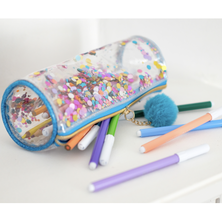 Trousse pastel irrisée - Collection scolaire