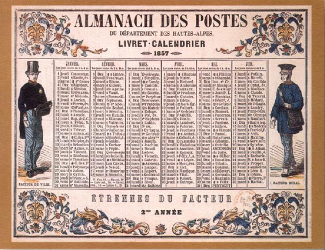almanach 1854